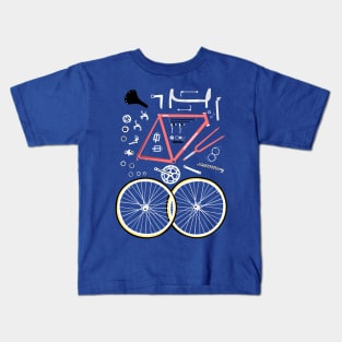 Bicycle Parts Kids T-Shirt